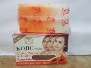 Kojic White 4 in 1 Gluta Papaya Arbutin Soap 7days