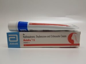 Melalite 15 Cream 30g Hydroquinone,Oxybenzone and  Octinoxate Cream