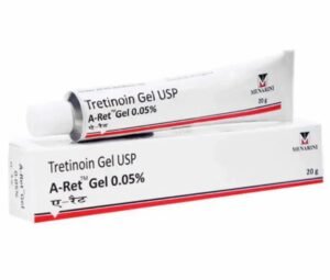 A-Ret Tretinoin 0.05% Gel 20g for Acne and Pimples