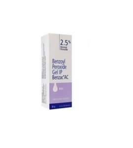 Benzoyl Peroxide AC 2.5% Gel IP Benzac  30gm